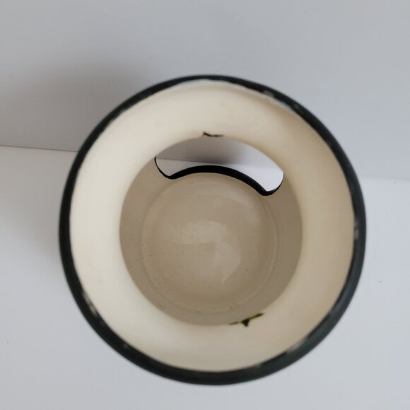 Lang Ceramic Snowman Tealight Candle Holder With Cutout Stars - Picture 3 of 6